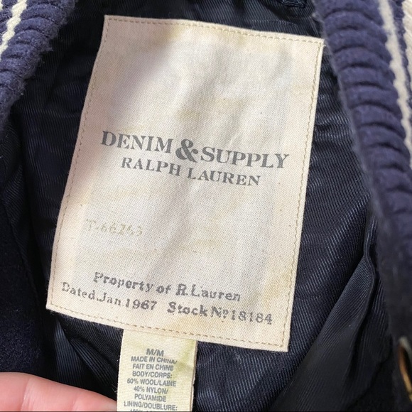 SOLD🛍Denim & Supply Ralph Lauren Varsity Jacket - Picture 5 of 8